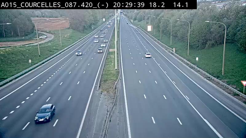 A15 COURCELLES (> Mons)